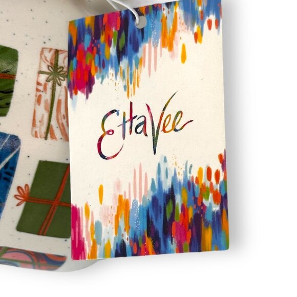 Etta Vee Merry Merry Holiday Ceramic Coffee Tea Latte Mug NWT Fun Gift Teacher - Picture 2 of 9